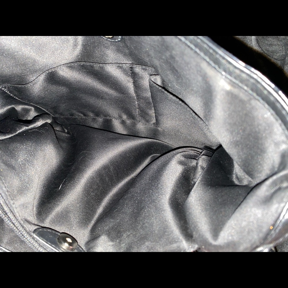 Coach Black and Silver “C” logo tote VGUC - Picture 7 of 8